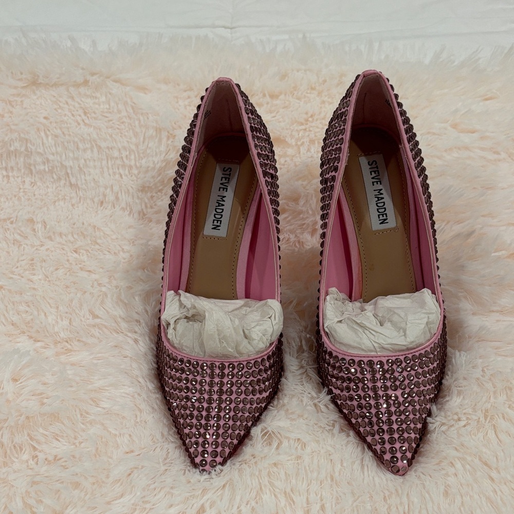 Steve Madden Sparkling Pink Heels